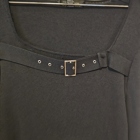 Size Small Cable & Gauge Black Knit Top - Picture 2 of 3